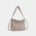 Borsa a Tracolla Donna in Vera Pelle Hobo Grande con 2 Cinghie