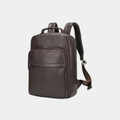 Zaino Business Uomo in Vera Pelle Vintage Laptop 15.6" Grande Capacità