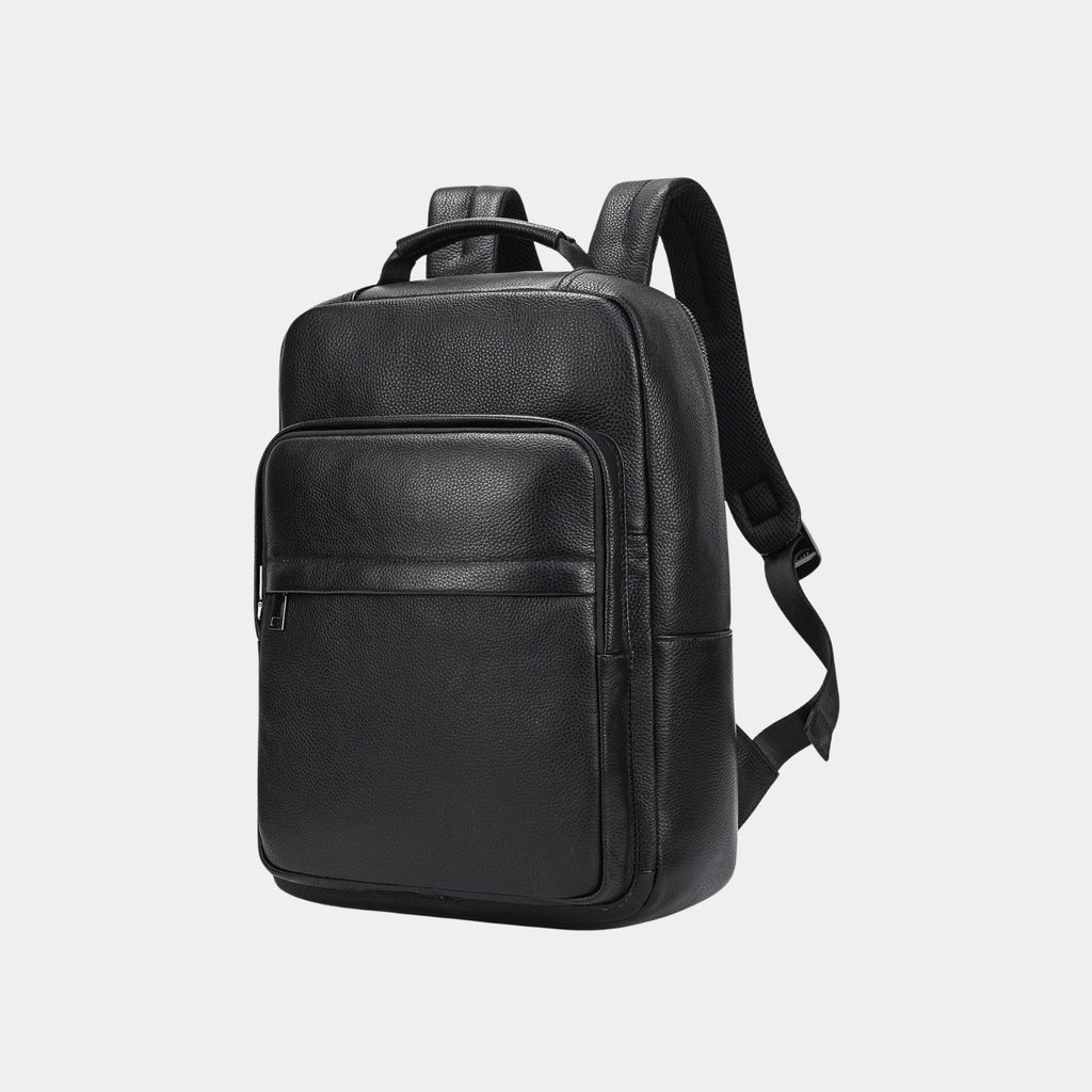 Zaino Business Uomo in Vera Pelle Vintage Laptop 15.6" Grande Capacità