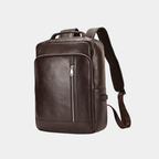 Zaino Uomo in Vera Pelle Vintage Laptop 14" Lavoro Viaggio Retrò