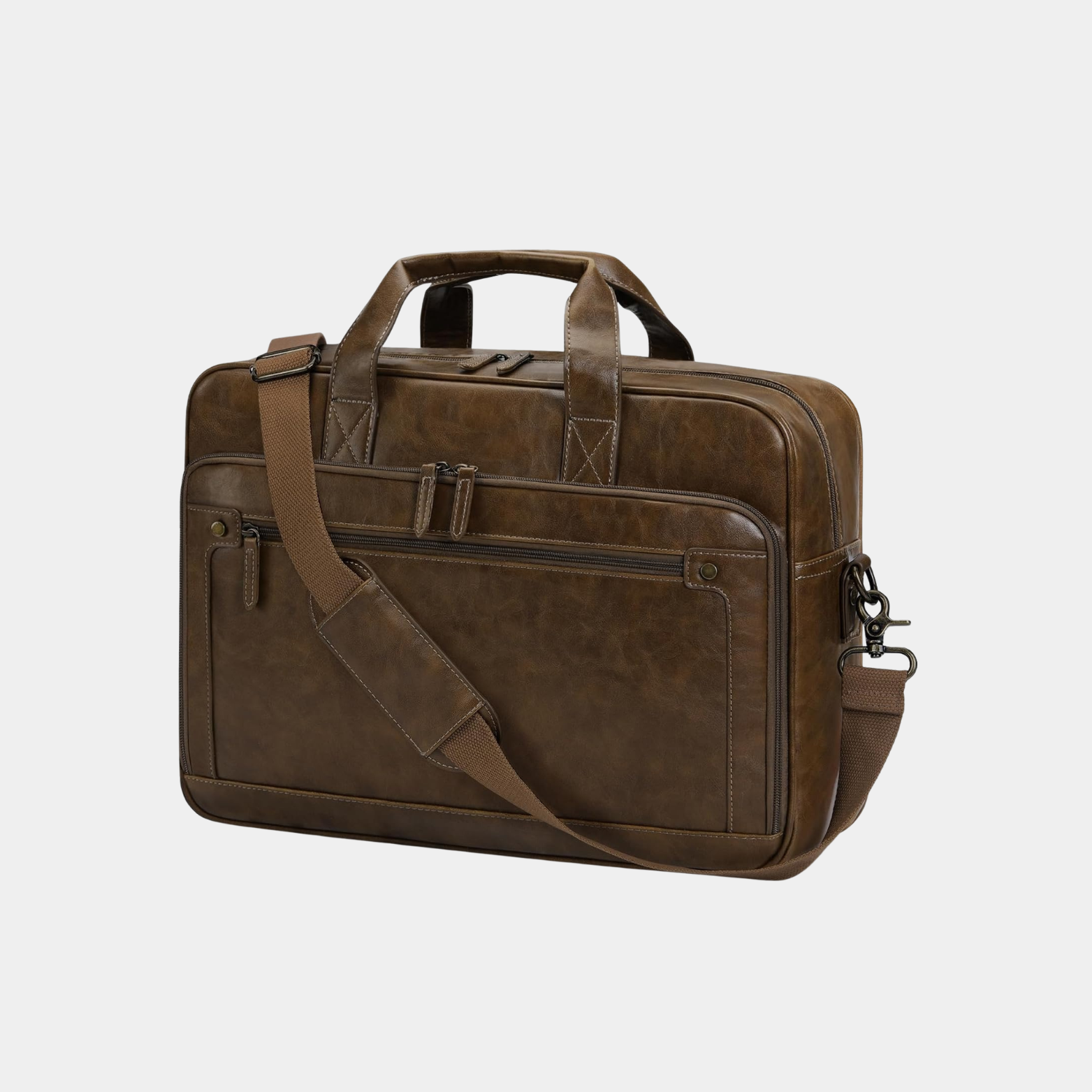 Borsa Lavoro Uomo in Pelle PU Vintage Porta PC 16"
