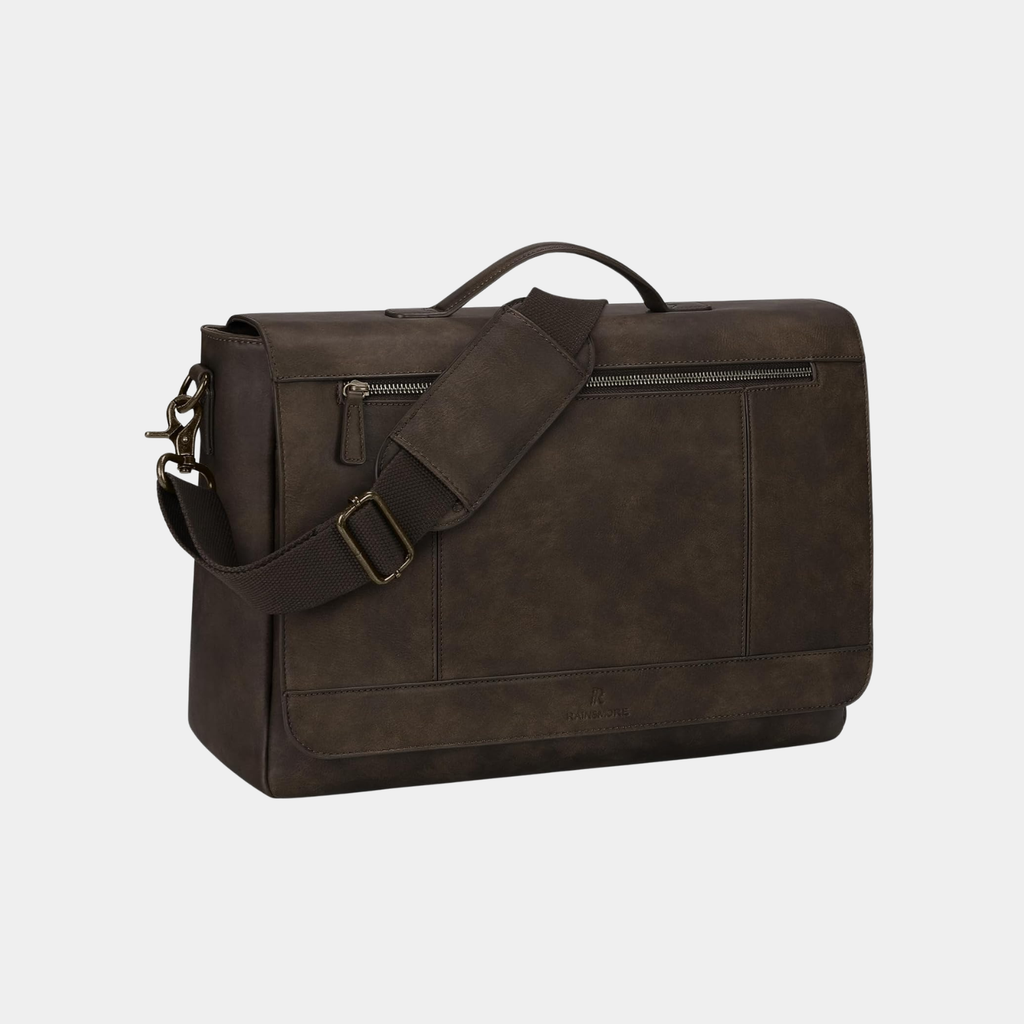 Borsa Messenger Uomo in Pelle PU 15.6" Impermeabile Vintage