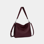 Borsa a Tracolla Donna in Vera Pelle Hobo Grande con 2 Cinghie
