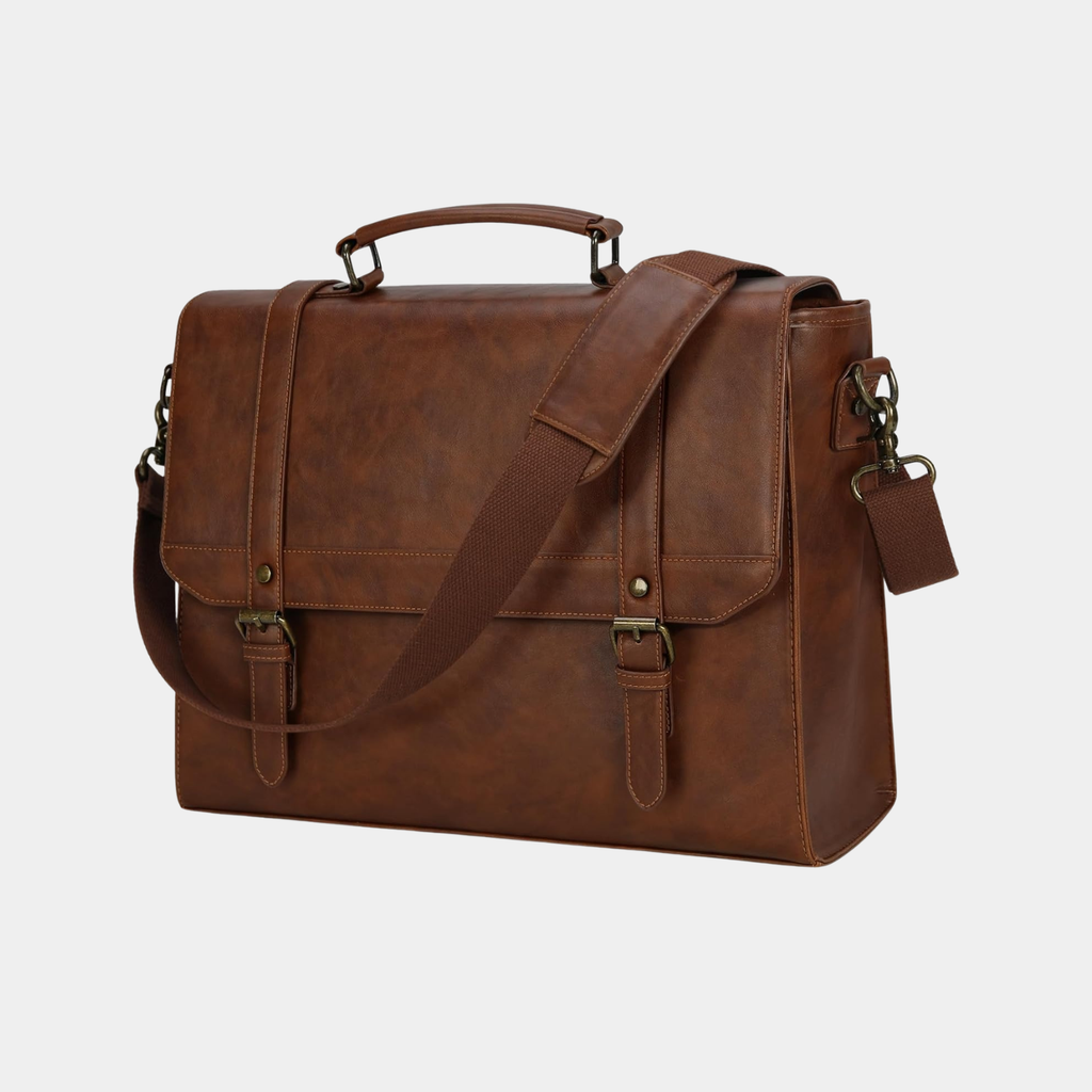 Borsa Porta PC Uomo Impermeabile 15,6" – Stile Vintage