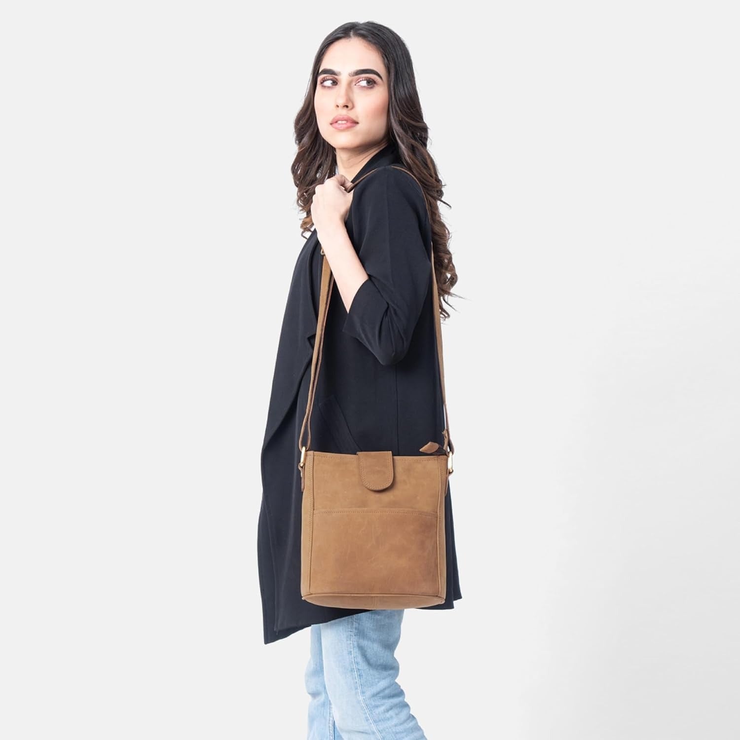 Borsa a Mano Donna in Vera Pelle con Tracolla Lavoro e Tempo Libero