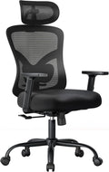 Ergonomická kancelárska stolička s bedrovou opierkou | 2D opierka hlavy, nastaviteľné opierky rúk, 130° náklon