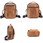 Borsa a Tracolla Uomo in Vera Pelle
