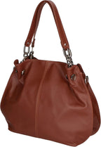 Borsa a Spalla Donna in Vera Pelle Artigianale 30x38x12 cm