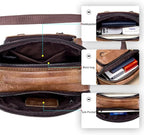 Borsa a Tracolla Uomo in Vera Pelle