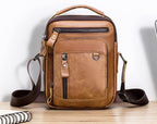 Borsa a Tracolla Uomo in Vera Pelle