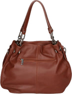 Borsa a Spalla Donna in Vera Pelle Artigianale 30x38x12 cm