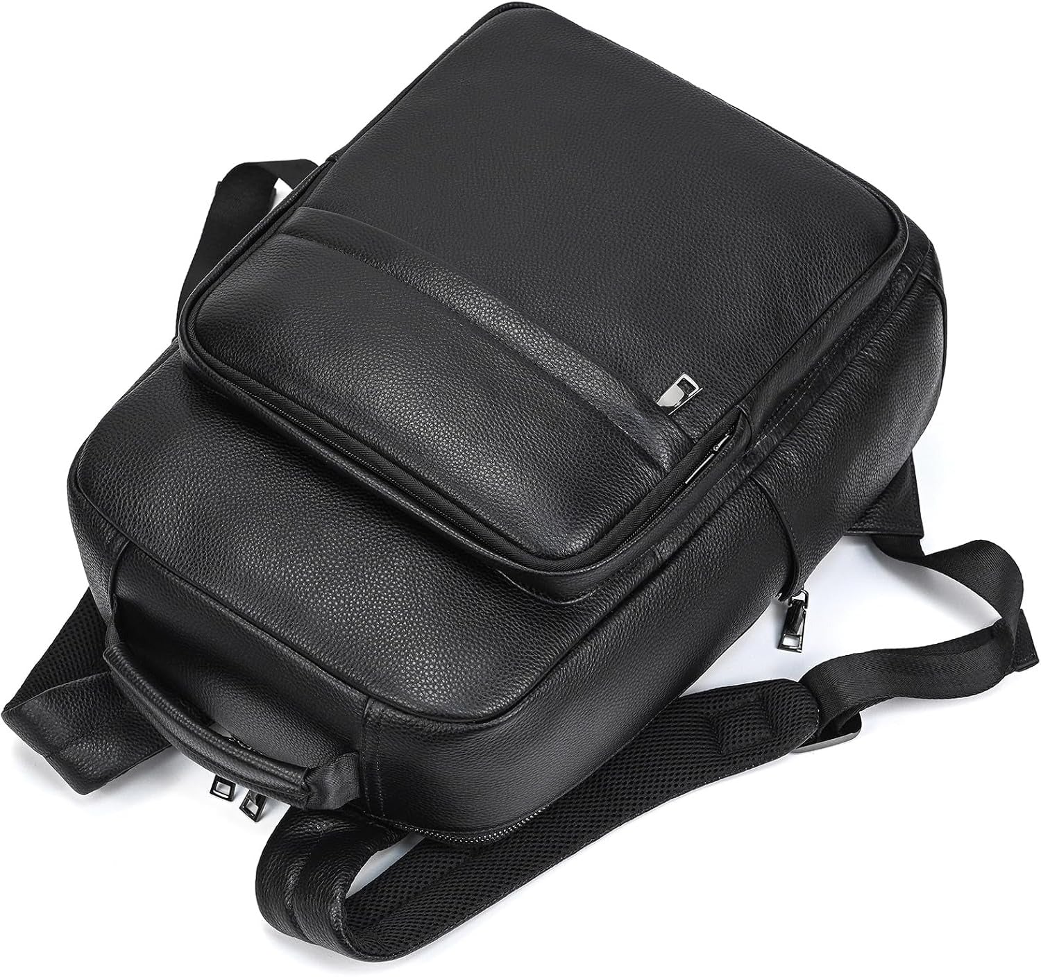 Zaino Business Uomo in Vera Pelle Vintage Laptop 15.6" Grande Capacità
